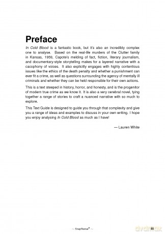 In Cold Blood Text Guide: A-Level English Literature Revision Book | Includes Analysis, Key Quotes, Character Insights, and Sample Essays for Top Grades [KSIĄŻKA]
