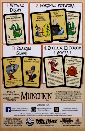 Gra - Munchkin Edycja Polska BLACK MONK [GRA]