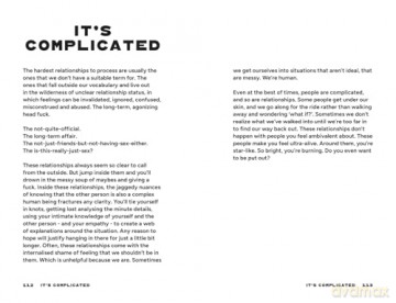 It's Complicated: The new book from the viral sensation Instagram account Lockdown Love Stories: anonymous confessions navigating romance, heartbreak, friendships and sex [KSIĄŻKA]