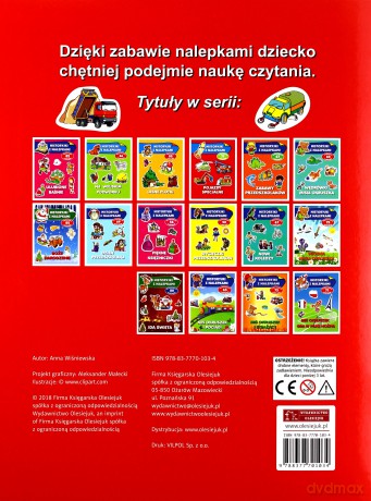 Historyjki z nalepkami - Pojazdy specjalne [KSIĄŻKA]