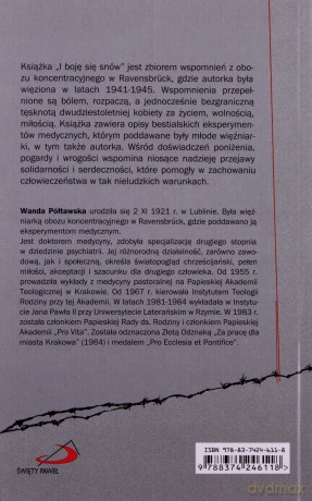 I boję się snów - Wanda Półtawska Nowe wydanie [KSIĄŻKA]