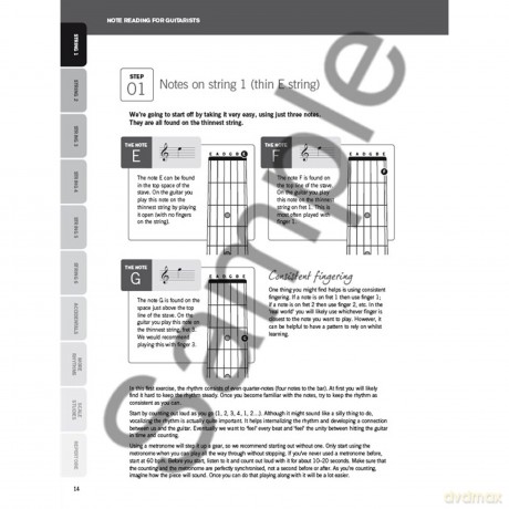 Justinguitar.Com Note Reading for Guitarists [KSIĄŻKA]