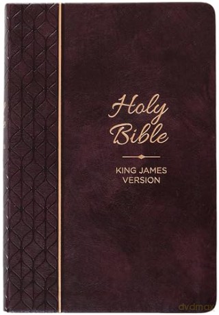 KJV Holy Bible Giant Print Maroon [KSIĄŻKA]