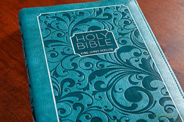 KJV Holy Bible Zip Turquoise: King James Version, Turquoise, Zip [KSIĄŻKA]