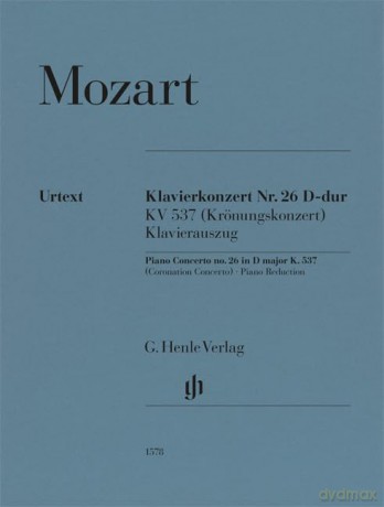 Klavierkonzert Nr. 26 D-dur KV 537; Klavierauszug [KSIĄŻKA]