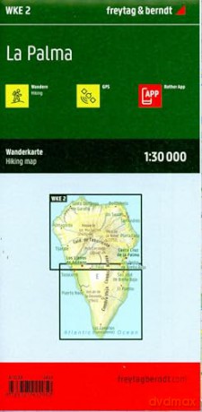 La Palma, Hiking Map 1:30,000 scale [KSIĄŻKA]