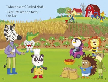 Ladybird Class - Let's Go to the Farm: Read It Yourself - Level 1 Early Reader [KSIĄŻKA]