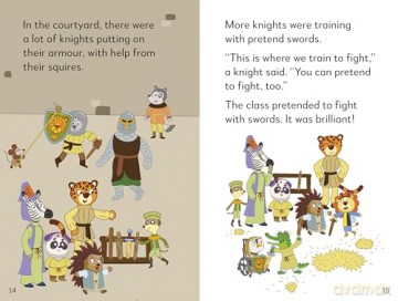 Ladybird Class - Medieval Knights: Read It Yourself - Level 4 Fluent Reader [KSIĄŻKA]