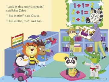 Ladybird Class - The Maths Contest: Read It Yourself - Level 1 Early Reader [KSIĄŻKA]