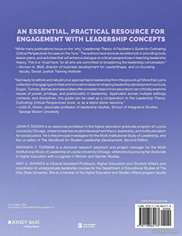 Leadership Theory: Facilitator's Guide for Cultivating Critical Perspectives [KSIĄŻKA]