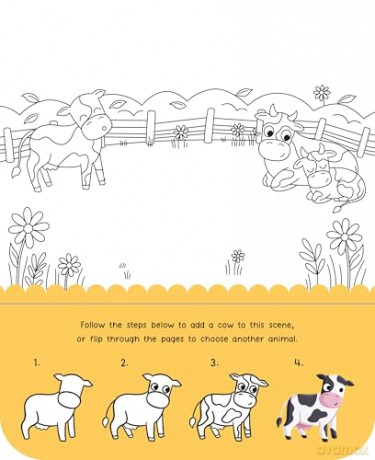 Learn How to Draw: Farm Animals [KSIĄŻKA]