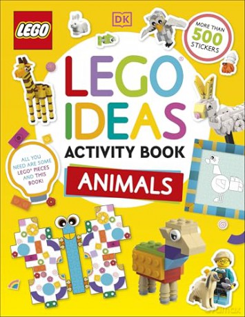 LEGO Ideas Activity Book Animals: Packed with LEGO Building and Sticker Activities and Fun Facts. With 500+ Stickers! [KSIĄŻKA]
