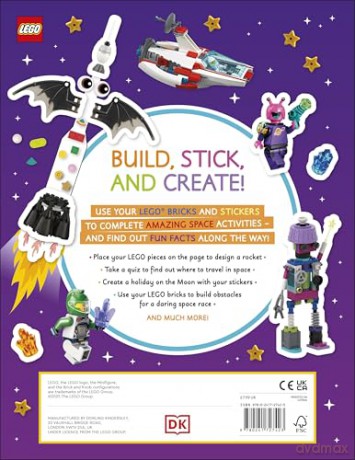 LEGO Ideas Activity Book Space: Packed with LEGO Building and Sticker Activities and Fun Facts. With 500+ Stickers! [KSIĄŻKA]