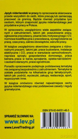 Język niderlandzki w pracy. Rozmówki niderlandzkie [KSIĄŻKA]
