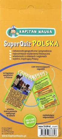 Kapitan Nauka SuperQuiz POLSKA [KSIĄŻKA]
