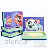 Karteczki w pudełku ozdobnym Littlest Pet Shop [SZKOŁA]
