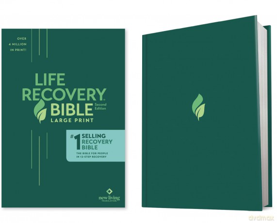 Life Recovery Bible NLT, Large Print: New Living Translation [KSIĄŻKA]