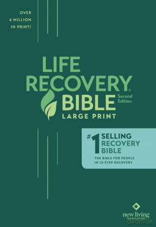 Life Recovery Bible NLT, Large Print: New Living Translation [KSIĄŻKA]