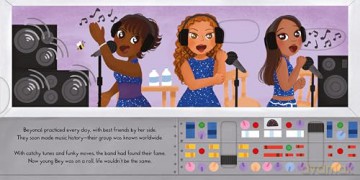 Little Superstars: Beyoncé: A Push, Pull, Slide Book [KSIĄŻKA]