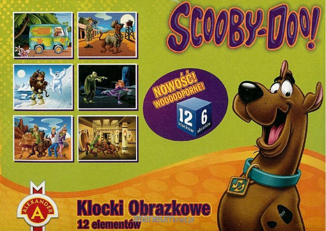 Klocki obrazkowe 12 - Scooby-Doo! ALEX [ZABAWKA]