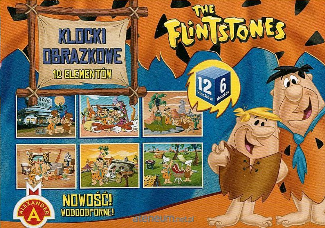 Klocki obrazkowe 12 - The Flintstones ALEX [ZABAWKA]