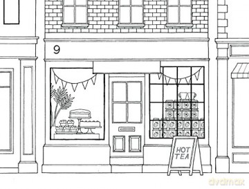 London Coloring Book [KSIĄŻKA]