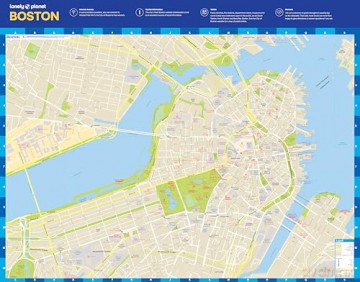 Lonely Planet Boston City Map [KSIĄŻKA]