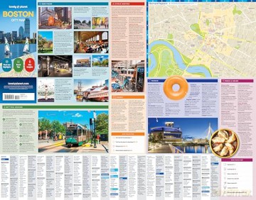 Lonely Planet Boston City Map [KSIĄŻKA]