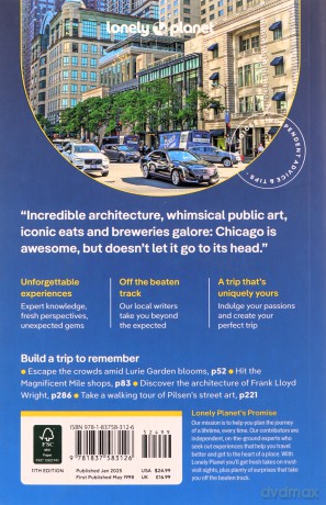 Lonely Planet Chicago [KSIĄŻKA]