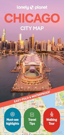 Lonely Planet Chicago City Map [KSIĄŻKA]