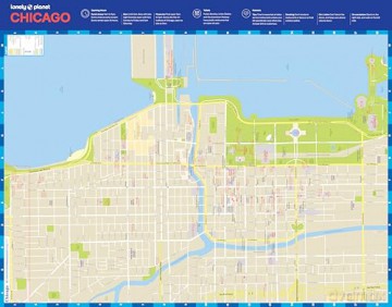 Lonely Planet Chicago City Map [KSIĄŻKA]