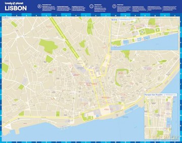 Lonely Planet Lisbon City Map [KSIĄŻKA]