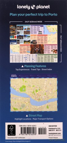 Lonely Planet Porto City Map [KSIĄŻKA]