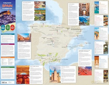 Lonely Planet Spain Planning Map [KSIĄŻKA]