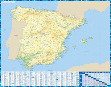 Lonely Planet Spain Planning Map [KSIĄŻKA]