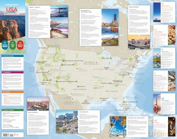 Lonely Planet USA Planning Map [KSIĄŻKA]