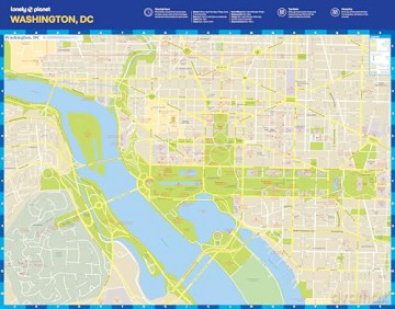 Lonely Planet Washington DC City Map [KSIĄŻKA]