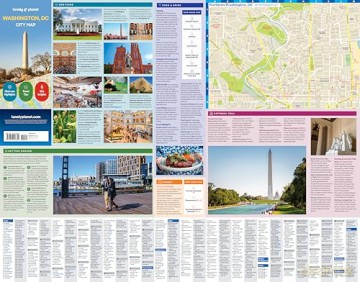 Lonely Planet Washington DC City Map [KSIĄŻKA]