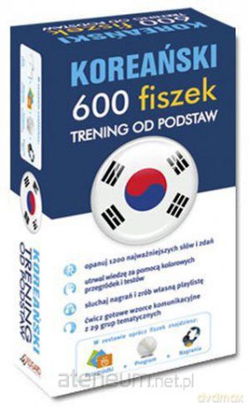 Koreański. 600 fiszek. Trening od podstaw [KSIĄŻKA]