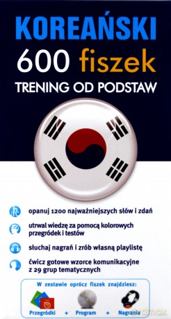 Koreański. 600 fiszek. Trening od podstaw [KSIĄŻKA]
