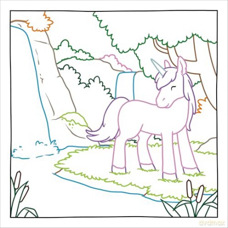 Magic Paper Coloring Book Unicorns: A Unicorn Pencil Colouring Book for Kids Aged 4-8 with Hidden Patterns on Every Page [KSIĄŻKA]