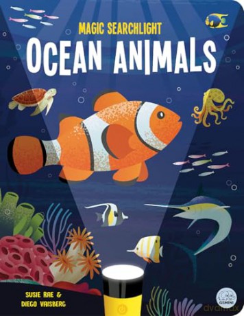 Magic Searchlight - Ocean Animals [KSIĄŻKA]