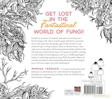 Magical Mushrooms Coloring Book [KSIĄŻKA]