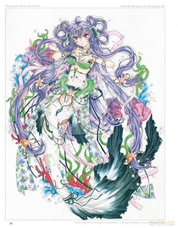 Magnificent Manga Coloring Book: 32 Designs in Motion for the Ultimate Coloring Experience: Mythical and Magical Designs from Japanese Folklore [KSIĄŻKA]