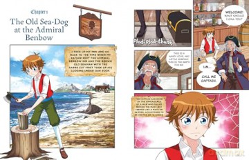 Manga Classics: Treasure Island: Great Literature Brought to Life [KOMIKS]