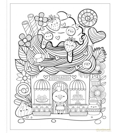 Mangatopia: Tiny Kawaii: A Spectacularly Adorable Coloring Book of Anime and Manga [KOMIKS]