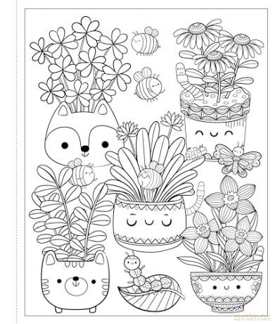 Mangatopia: Tiny Kawaii: A Spectacularly Adorable Coloring Book of Anime and Manga [KOMIKS]