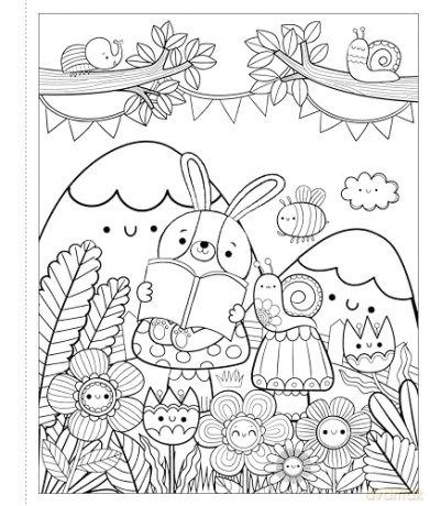 Mangatopia: Tiny Kawaii: A Spectacularly Adorable Coloring Book of Anime and Manga [KOMIKS]