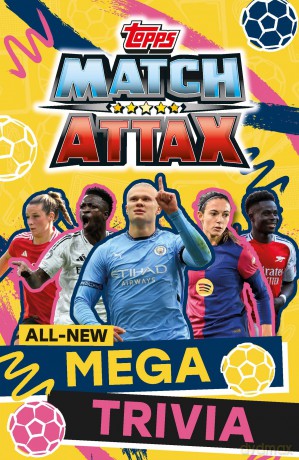Match Attax All-New Mega Trivia: New for 2025! An exciting companion to the world of football. Packed with tactical facts, goal-scoring stats, puzzles and quizzes from the game's great players! [KSIĄŻKA]