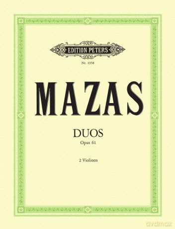 Mazas: Easy Duos Op.61 [KSIĄŻKA]